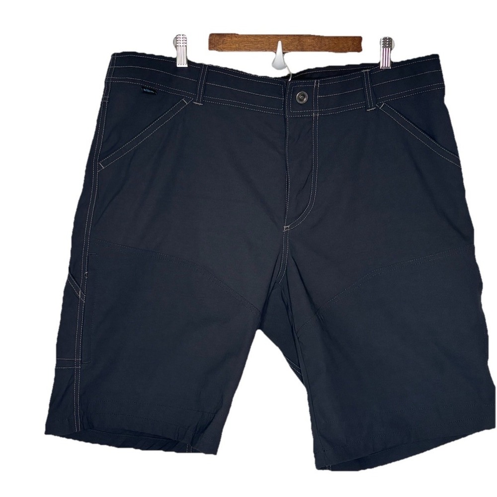 Kuhl Renegade Shorts Mens 40 Gray Carpenter Pockets Hiking Outdoor Athleisure